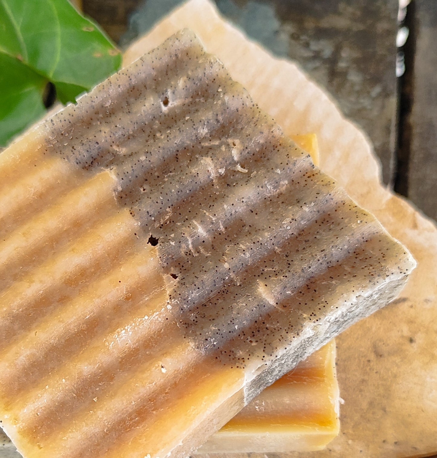 Jabón artesanal de vainilla